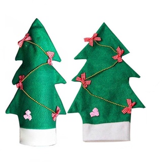 botella de vino cubierta bolsa de punto suéter sombrero bolsa de regalo árbol de navidad decoraciones (4)