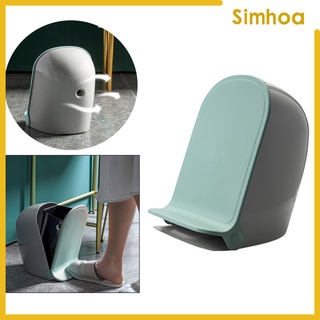 [BRSIMHOA] Pp polipropileno tipo Pedal papelera diseño Simple Mini con tapa cocina baño papelera moderno para dormitorio