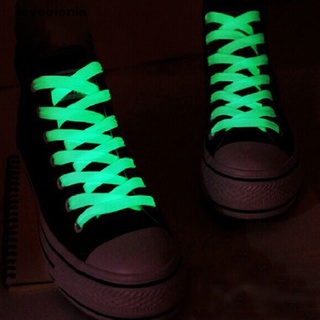 [Loveoionia] 2Pc/pair Glow In The Dark Colorful Luminous Shoelaces Fluorescent Sport Running DFGF