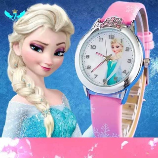 frozen de dibujos animados reloj de cuarzo cristal diamante dial relojes de navidad para niñas niños sht (1)