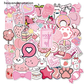 [heavendenotation] 50pcs Anime Stickers Car Stickers For Laptop Luggage Motorcycle Suitcase Decals