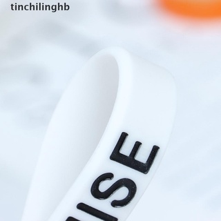 [tinchilinghb] 1Pc Silicone I PROMISE Energy Balance Wristband Fashion Rubber Elastic Bracelets [HOT]