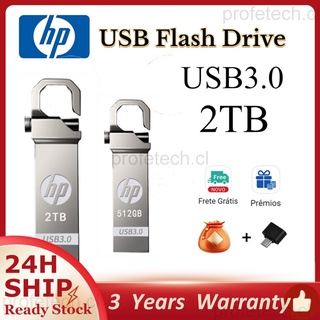 2tb hp pendrive 128gb/256gb/512gb gran capacidad metal pen drive usb3.0 flash drive 2tb