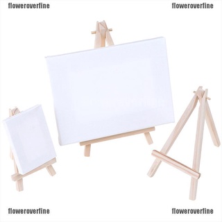 FLCL Mini Wooden Tripod Easel Display Painting Stand Card Canvas Holder 210824