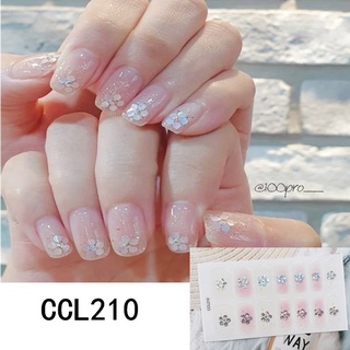Corea Net rojo 3D estudiante japonés novia pegatinas de uñas a prueba de agua CCL198 - 208 (6)