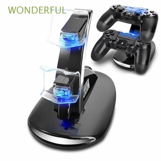 WONDERFUL Power Charger Pad Base For PS4 USB Port Bracket Station Controller Dualshock Game Dock Stand Charging Station Power