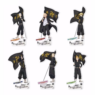 Mxgoods moda tokio Revengers Fans figura de regalo modelo juguetes acrílico soporte figura Hanagaki Takedao Ken dibujos animados Anime figura de acción Hinata acrílico figura modelo placa (6)