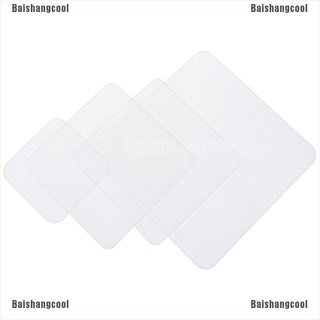 Bsc 4 pzs tapas elásticas de silicona reutilizables para alimentos/cubierta de alimentos/cubierta de alimentos/cubierta de alimentos Baishangcool