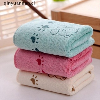 【qinyuannan】 5Pcs Cute Bear Baby Infant Bath Towel 25*50cm Kids Washcloth Towel CL