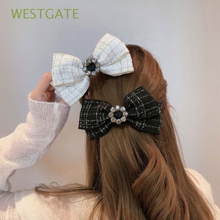 westgate simple arco clip de pelo salvaje accesorios de primavera clip mujeres coreano diamante temperamento niñas horquilla