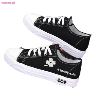 primavera y otoño nuevos zapatos de lona mujer estudiante zapatos coreano salvaje tablero zapatos femeninos estilo universitario zapatos blancos mujer zapatos planos