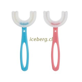 iceb u en forma de u cepillo de dientes manual de silicona bebé yoothbrushing artefacto detal cuidado oral cepillo de limpieza