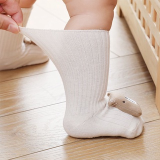 Suoyang lindos calcetines De algodón/suaves/multicolores Para bebés/niños/niñas/otoño/invierno (4)