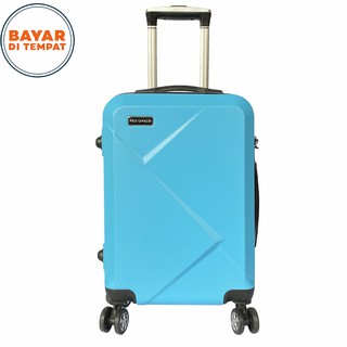 ¡Envío gratis! Polo MILANO TC05 fibra maleta de cabina maleta de 20 pulgadas maleta de viaje - azul cielo