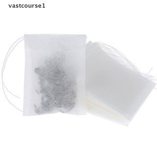 cose 100 unids/lote bolsa de té filtro bolsas de papel vacío cordón bolsitas de té para té de hierbas. (7)