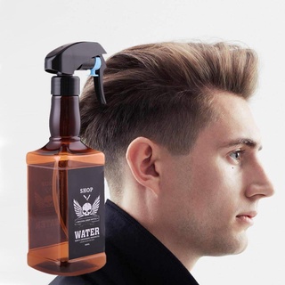 [hst] 500ml peluquería vacía recargable ultra niebla agua spray botella herramienta para el cabello (1)