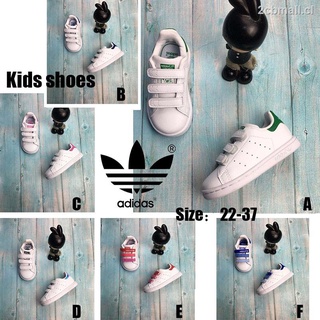 * Ready Stock Adidas Smith Velcro Sneakers Kids Boys & Girls Shoes Baby Toddler Children
