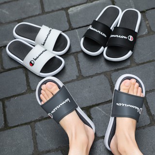 Tendencia verano fresco zapatillas INS moda hombres sandalias sandalias zapatos de playa zapatillas casa antideslizante baño zapatillas planas