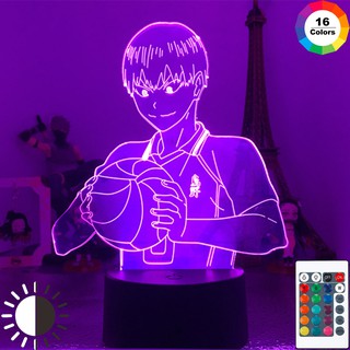 Haikyuu kageyama tobio 3D Led Anime Lámpara Luces De Noche Cambio De Color lampara Para Regalo De Navidad (3)