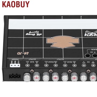 Kaobuy - procesador de sonido gráfico de 7 bandas, ecualizador de Audio estéreo para coche, con mm AUX-IN (3)