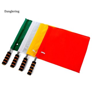 [dglg] bandera de acero inoxidable para entrenamiento de futbol árbitro deportivo (5)