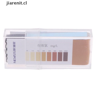 【jiarenit】 Chlorine Test Paper Strips Range 10-250mg/lppm Color Chart Cleaning CL