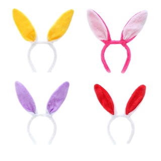 diadema de orejas de conejo peludas de peluche hecho a mano largo conejo oreja banda de pelo conejito esponjoso aro de pelo cosplay prop
