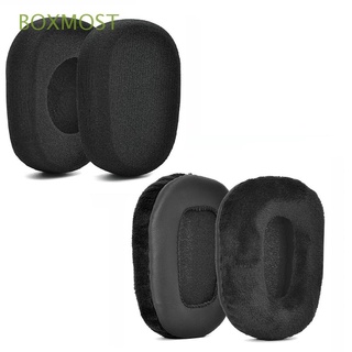 BOXMOST 2 Pairs Hot Cushion Ultra-soft Earmuffs Ear Pads Mic Foam Headphone Accessories Replacement Protein leather Earbuds Cover