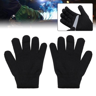 1 par de guantes de carnicero a prueba de puñaladas, color negro, antigolpes ☆Gogohomemall