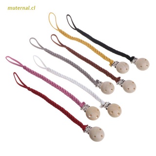 MUT Leather Pacifier Clips Chain Dummy Clip Pacifier Holder Nipple Soother Chain For Infant Baby Feeding