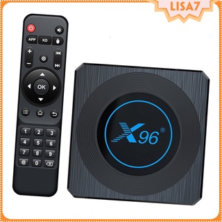 (Lisa7) S905x4 X4 Android 11.0 Tv reproductor multimedia Amlogic Rgb Luz 4g 64gb Dual Wi-Fi