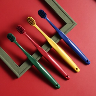 Cepillo de dientes Nano carbón de bambú Ultra suave higiene Oral carbón de bambú cepillo de dientes de Color sólido, cepillo de dientes limpio K1K13