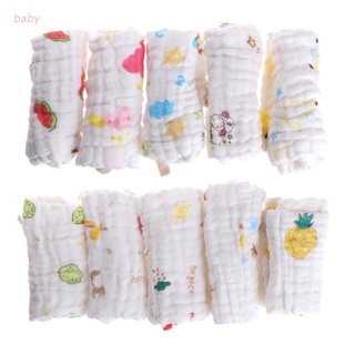 Baobaodian 5 pzs pañuelos Para bebé/toalla cuadrada/bufanda/bufanda/bufanda De algodón