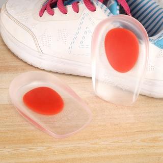 esqueleto gel zapatos almohadillas cojín talón taza plantillas masajeador inserta talón espolón dolor silicona (1)