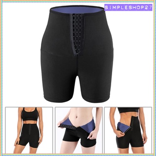 Simpleshop27 pantalones cortos De Cintura Alta Sauna sudor pérdida De Peso/pantalones leggings Para mujer yoga/correr/gimnasio/hogar