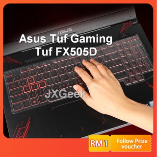 ASUS Tuf Gaming FX505D FX505DT FX505 FX504 FX504G Funda De Teclado De 15,6 Pulgadas Silicona Protector Para ROG FX63 FX80 FZ63 ZX63 (1)
