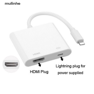 (Hotsale) Lightning Digital AV adaptador de 8 pines Lightning a HDMI Cable para iPhone 8 7 X iPad {bigsale} (5)