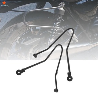 1 par de soportes para alforjas de motocicleta, soporte para lado izquierdo y derecho para triumph bonneville/se t100 2001-2015 - negro