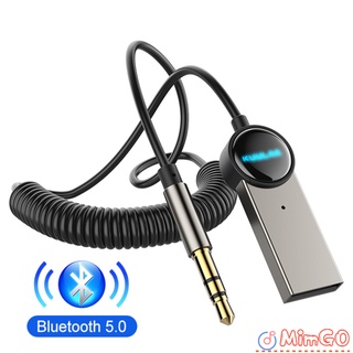 GO Aux Bluetooth compatible Con Adaptador Usb Ordenador Audio 3.5 Mm Jack Coche Receptor Altavoz Música Transmisor Inalámbrico