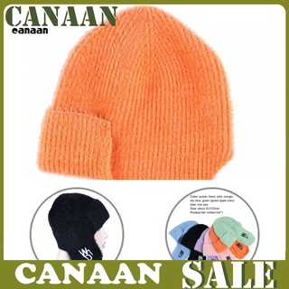 Canaán de capa más gruesa de invierno cálido sombrero de punto de protección de la oreja de invierno de punto Beanies sombrero sin olor para las mujeres (1)