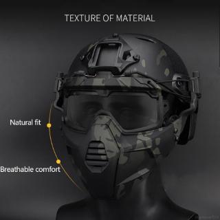 Máscara De Gafas De Motocicleta (Táctica) Paintball Con Desmontable Airsoft/CS/Skiing/Snowmobile/Ciclismo/Halloween