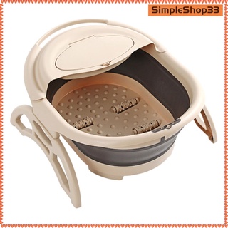 Simpleshop33 tazón De Plástico plegable Para masaje De pies