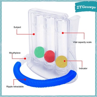 Breathing Exerciser Lung Deep Breath Trainer Incentive Spirometer Spirometry