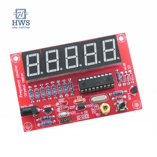 diy digital led 1hz-50mhz cristal oscilador contador de frecuencia medidor kit probador