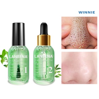 [Winnie] 2 Bottles/Set Blackhead Remover Shrinking Pores Liquid Essence Skin Treatment (2)