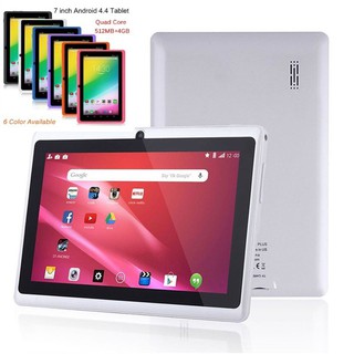 [Original] Q88 Tablet Quad-Core Wifi Siete Pulgadas Usb 512m + 4g Q88 7 Hd Para Niños Niño Android 4.4 Cámara Dual