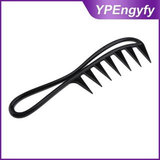 Afro Comb Curly Hair Brush Salon Hairdressing Styling Wide Tooth Detangling