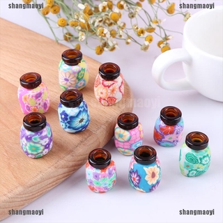 [Shangmaoyi] botella De vidrio con arcilla suave De 2ml/colgante Para aceite esencial/accesorios/joyería