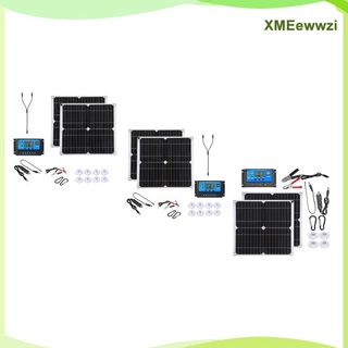 Kit De Panel Solar De 50 Vatios Con Puerto USB Hogar De Alta Eficiencia