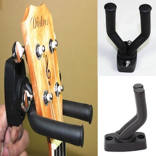 colgador de pared para guitarra electrónica, brazos ajustables, guitarra, soporte de pared, gancho (color: negro)